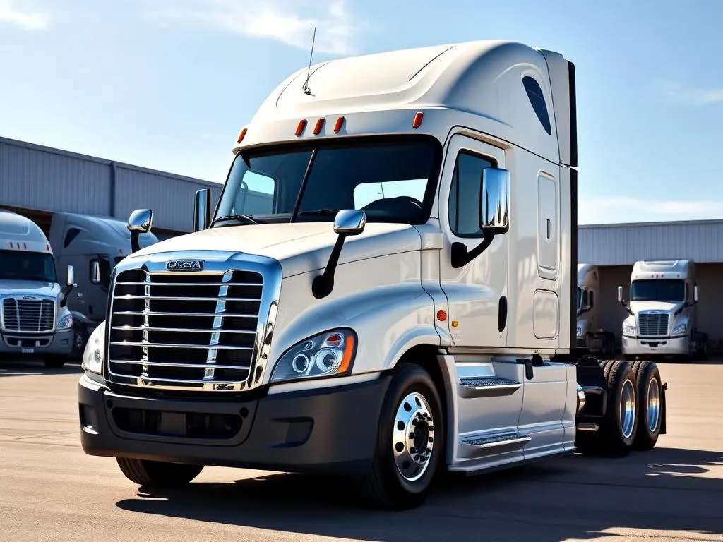 Freightliner Cascadia semi-truck in the AZT Autos fleet